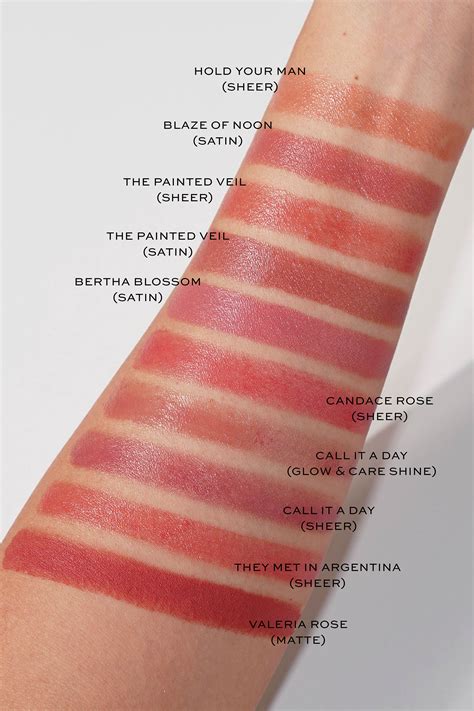 gucci lipstick swatch|best Gucci lipstick shades.